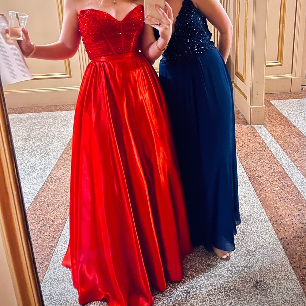 Sherri Hill Red Ball Gown
